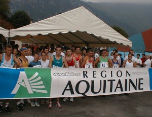 Départ de la course à la montagne