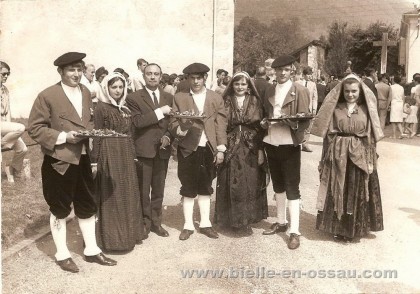 Fête de Bielle - 25 Août 1968
