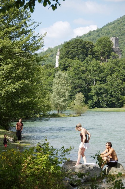 lac-de-castet-bielle-eglise et fort